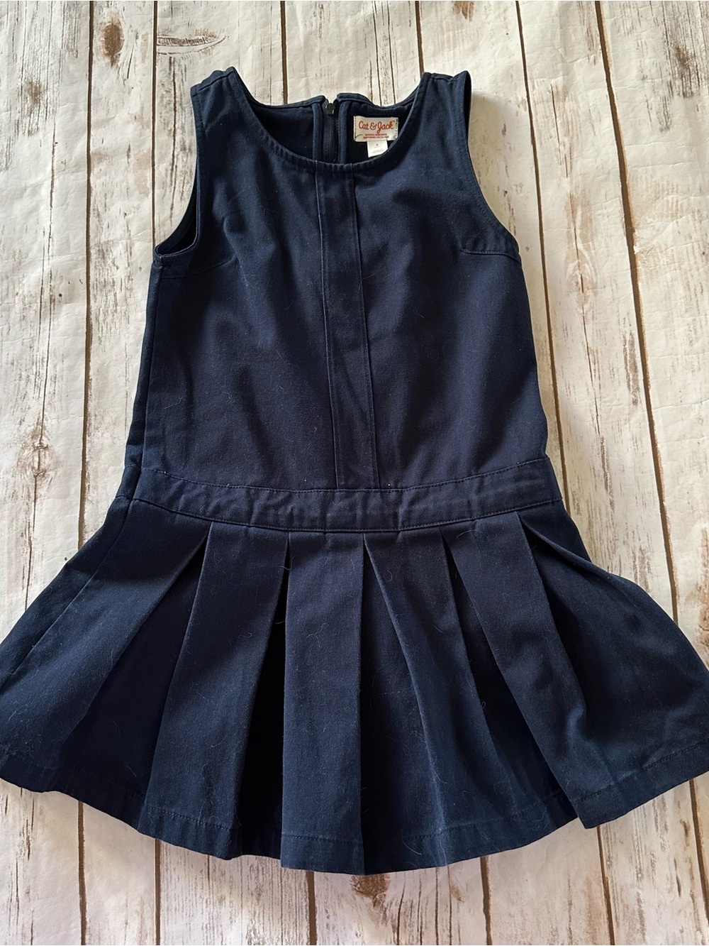 Cat & Jack navy school uniform dress